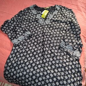 Rock Flower Paper Kurta